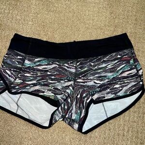 LULULEMON Size 8 Speed shorts 
Stretch 2.5"
